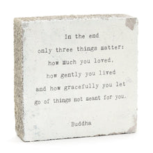 Load image into Gallery viewer, In the End (Buddha) Art Block