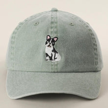 Load image into Gallery viewer, Boston Terrier Embroidered Denim Cap