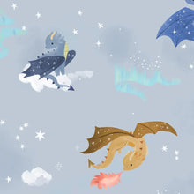 Load image into Gallery viewer, Magical Dragons Silicone Bib