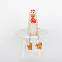 Load image into Gallery viewer, Sitting Ceramic Chicken