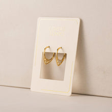 Load image into Gallery viewer, Aria Hoop Earrings Clear