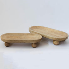 Load image into Gallery viewer, Wooden Ball Feet Tray