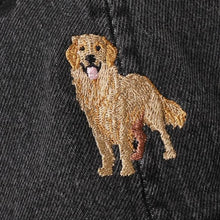 Load image into Gallery viewer, Golden Retriever Embroidered Denim Cap