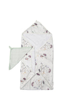 Load image into Gallery viewer, Hedgehogs Hooded Towel Set