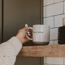 Load image into Gallery viewer, Dog Mom Neutral Stoneware Mug
