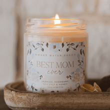 Load image into Gallery viewer, Floral Best Mom Ever Candle