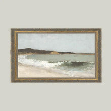 Load image into Gallery viewer, Beach Landscape Framed Antique Artwork