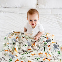 Load image into Gallery viewer, Safari Jungle Muslin Swaddle