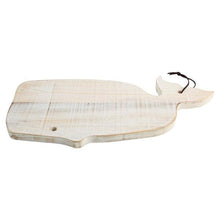 Load image into Gallery viewer, Whitewash Whale Cutting Board