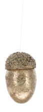 Load image into Gallery viewer, Gold Acorn Ornaments