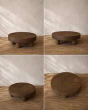 Load image into Gallery viewer, Walnut Heritage Round Risers | Primrose Home