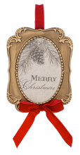 Load image into Gallery viewer, Vintage Holiday Sentiment Ornaments