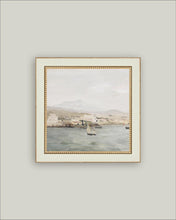 Load image into Gallery viewer, Sailboat Landscape Antique Framed Art