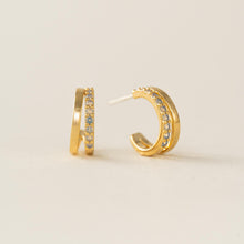 Load image into Gallery viewer, Dew Drop Hoop Earrings