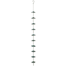Load image into Gallery viewer, Patina Mushroom Rain Chain