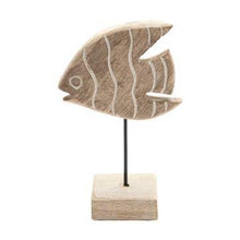 Load image into Gallery viewer, Mango Wood Fish on Stand