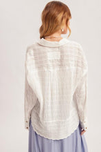 Load image into Gallery viewer, White Jonie Loose Fitting Shirt