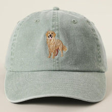 Load image into Gallery viewer, Golden Retriever Embroidered Denim Hat