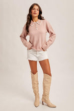 Load image into Gallery viewer, Pink June Embroidered Sweater