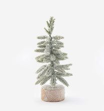 Load image into Gallery viewer, Frosted Tree on Wood Base