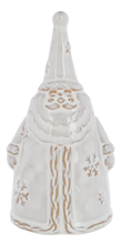 Load image into Gallery viewer, Winter Detail Cone Santa Stoneware