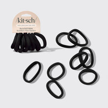 Load image into Gallery viewer, Black Eco-Friendly Nylon Hair Elastics