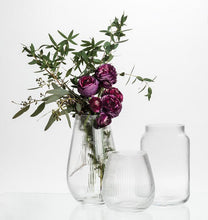 Load image into Gallery viewer, Large Narrow Optic Jar Vase