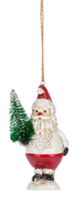 Load image into Gallery viewer, Frosty Santa Ornaments