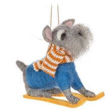 Load image into Gallery viewer, Winter Schnauzer Felt Ornament