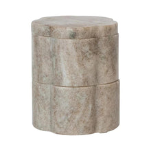 Load image into Gallery viewer, Marble Scalloped Stackable Pinch Pots