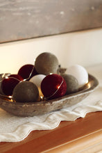 Load image into Gallery viewer, Large Velvet Holiday Baubles