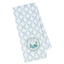 Load image into Gallery viewer, Hydrangea Bunny Embellished Dish Towel