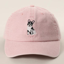 Load image into Gallery viewer, Boston Terrier Embroidered Denim Cap