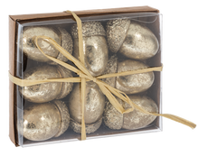 Load image into Gallery viewer, Gold Acorn Ornaments