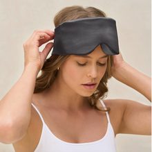 Load image into Gallery viewer, Black Contour Pillow Eye Mask
