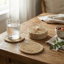 Load image into Gallery viewer, Seagrass &amp; Jute Coasters