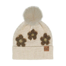 Load image into Gallery viewer, Daisy Pattern Beanie