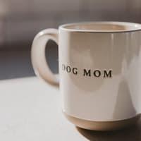 Load image into Gallery viewer, Dog Mom Neutral Stoneware Mug
