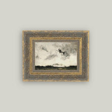 Load image into Gallery viewer, Witch Flying Through the Night Framed Art
