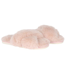 Load image into Gallery viewer, Blush Tahoe Criss Cross Slippers