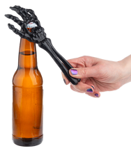 Load image into Gallery viewer, Black Skeleton Arm Bottle Opener