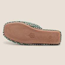 Load image into Gallery viewer, Red Colour Block Cozy Textured Woven Slippers