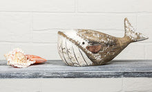Load image into Gallery viewer, Medium White Carved Whale