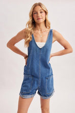 Load image into Gallery viewer, Medium Wash Lesley Romper