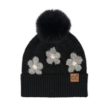 Load image into Gallery viewer, Daisy Pattern Beanie