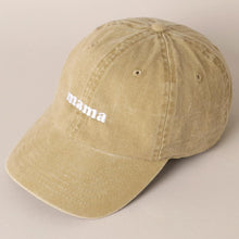 Load image into Gallery viewer, Mama Embroidered Denim Cap