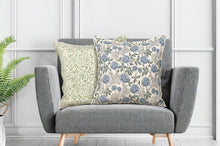 Load image into Gallery viewer, Blue Floral Pillow