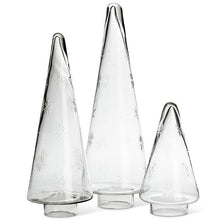 Load image into Gallery viewer, Clear Glass Star Cone Tree
