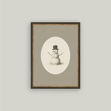Load image into Gallery viewer, Neutral Snowman Framed Art