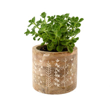 Load image into Gallery viewer, Wildflower Wooden Pot